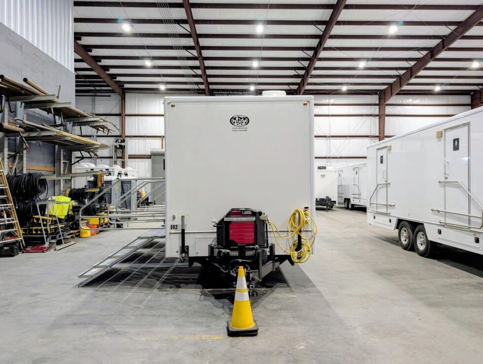 Eight Station Luxury Restroom Trailer Rental