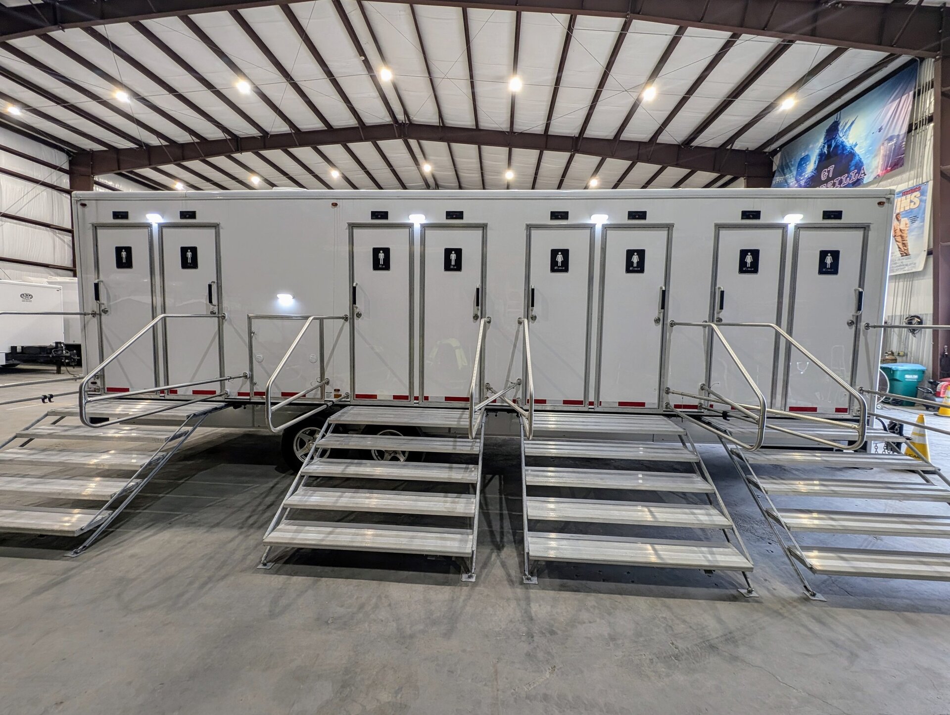 Eight Station Luxury Restroom Trailer Rental