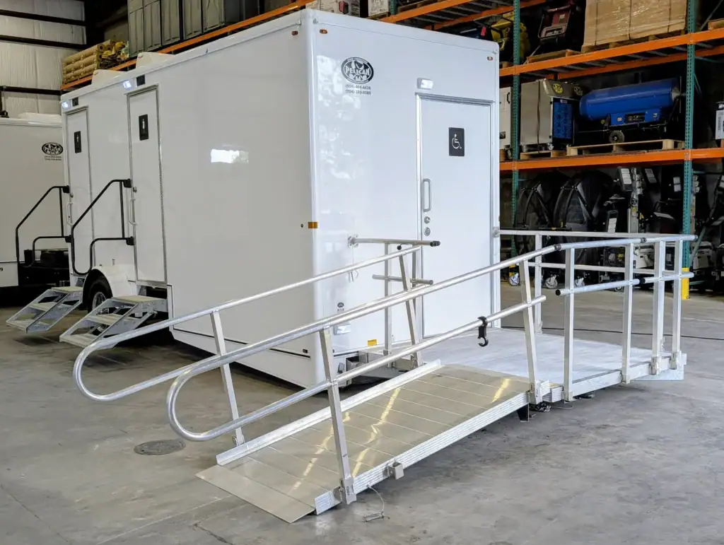 ADA compliant Restroom Trailer