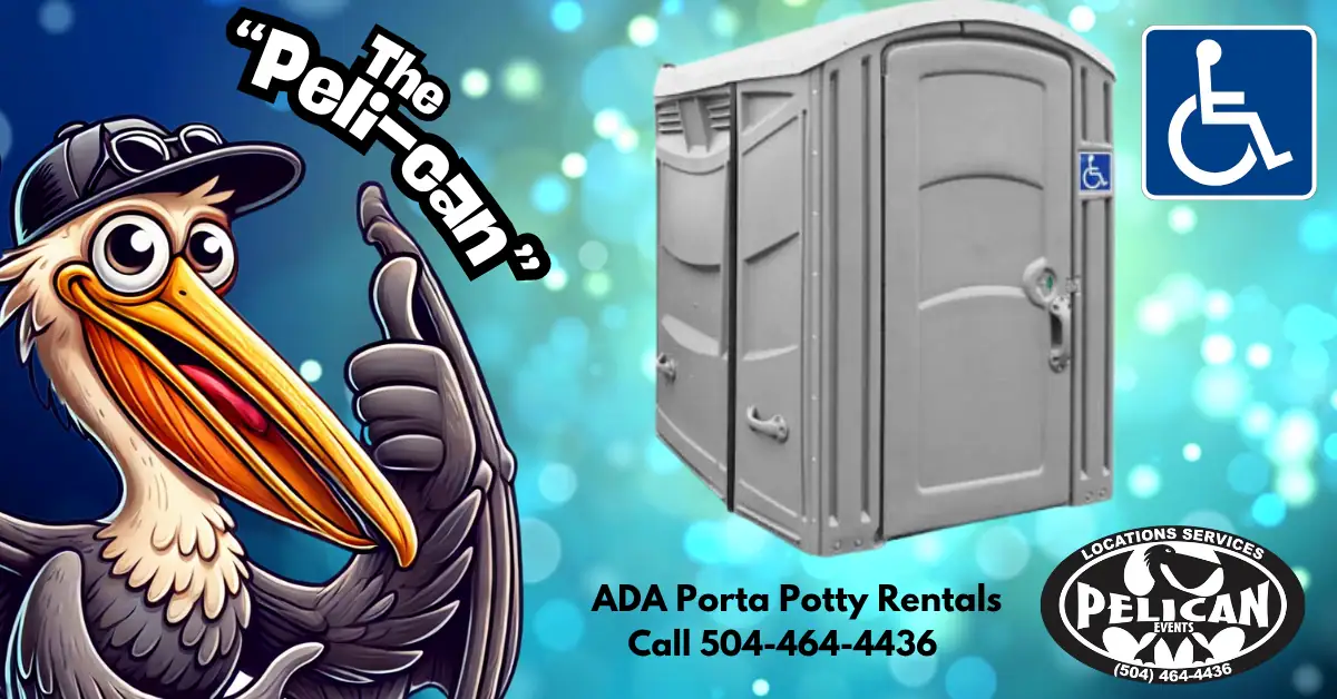 ADA porta potty rental unit